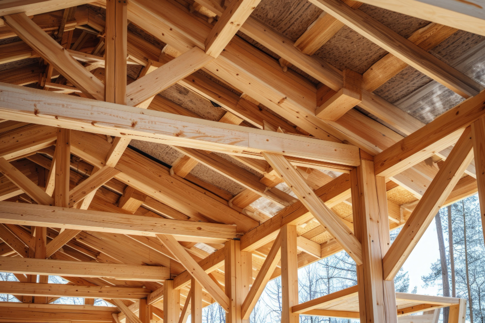 L&rsquo;Art et la Durabilité : Construire une Ferme en Bois en Charpente 