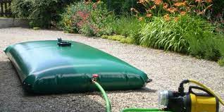 Citerne souple pour récupérer l'eau de pluie