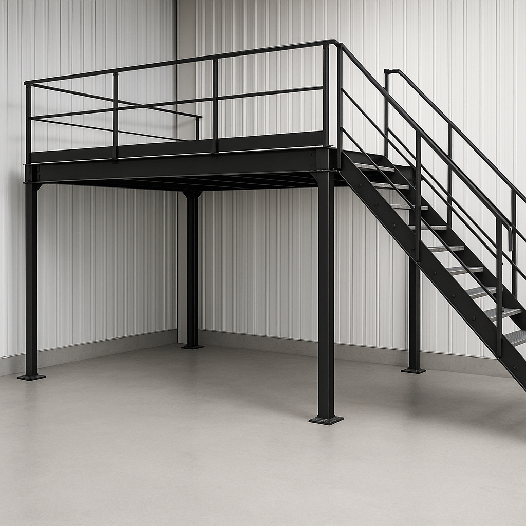 Gagner des mètres carrés sans déménager : la solution de la mezzanine industrielle
