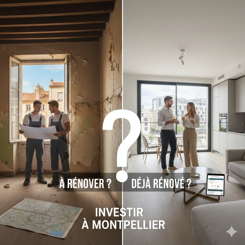 Investir à Montpellier : acheter un bien à rénover ou un logement déjà rénové ?