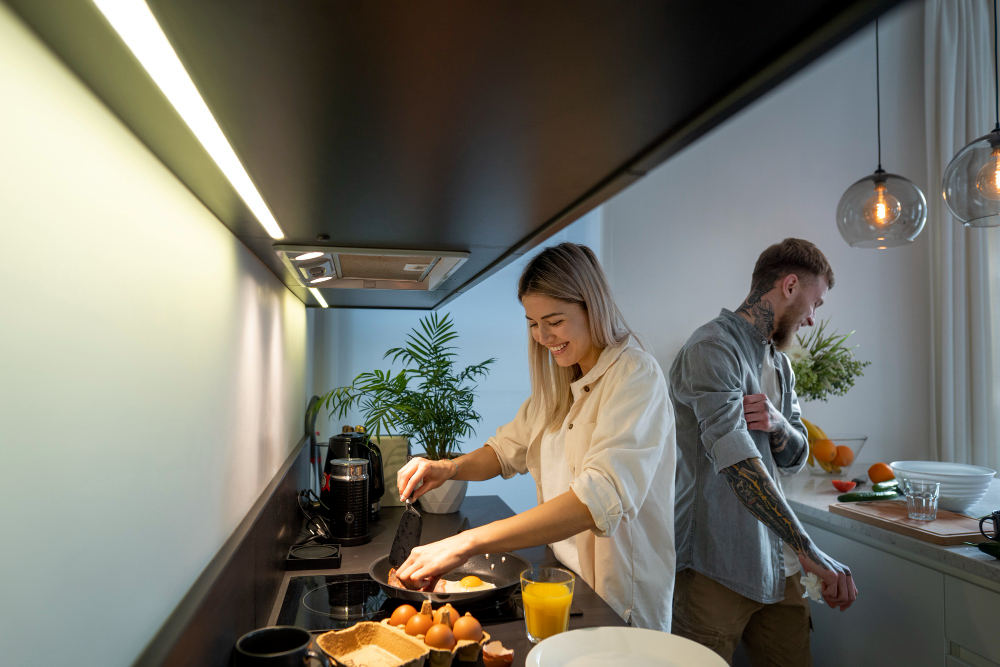 Rénovation cuisine : comment sublimer son plan de travail avec des LED