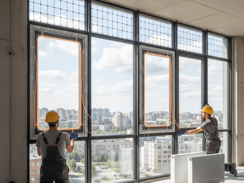Vitrage chauffant et fenêtres solaires : La fin des radiateurs classiques&nbsp;?