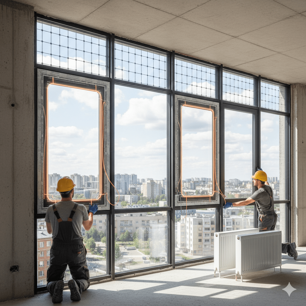 Vitrage chauffant et fenêtres solaires : La fin des radiateurs classiques ?