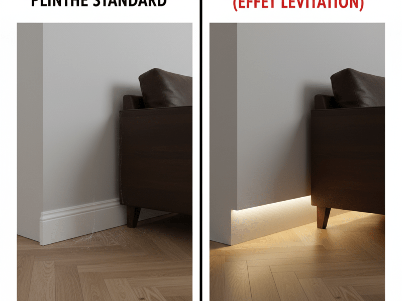 Plinthes invisibles ou encastrées : Le détail architectural qui change&nbsp;tout