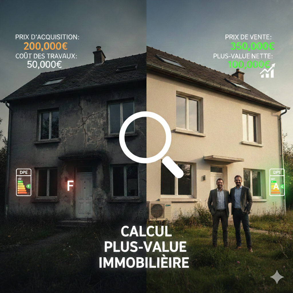 Calculer la plus-value immobilière après une rénovation énergétique : le guide complet