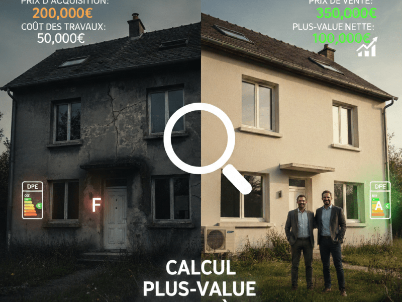 Calculer la plus-value immobilière après une rénovation énergétique : le guide&nbsp;complet