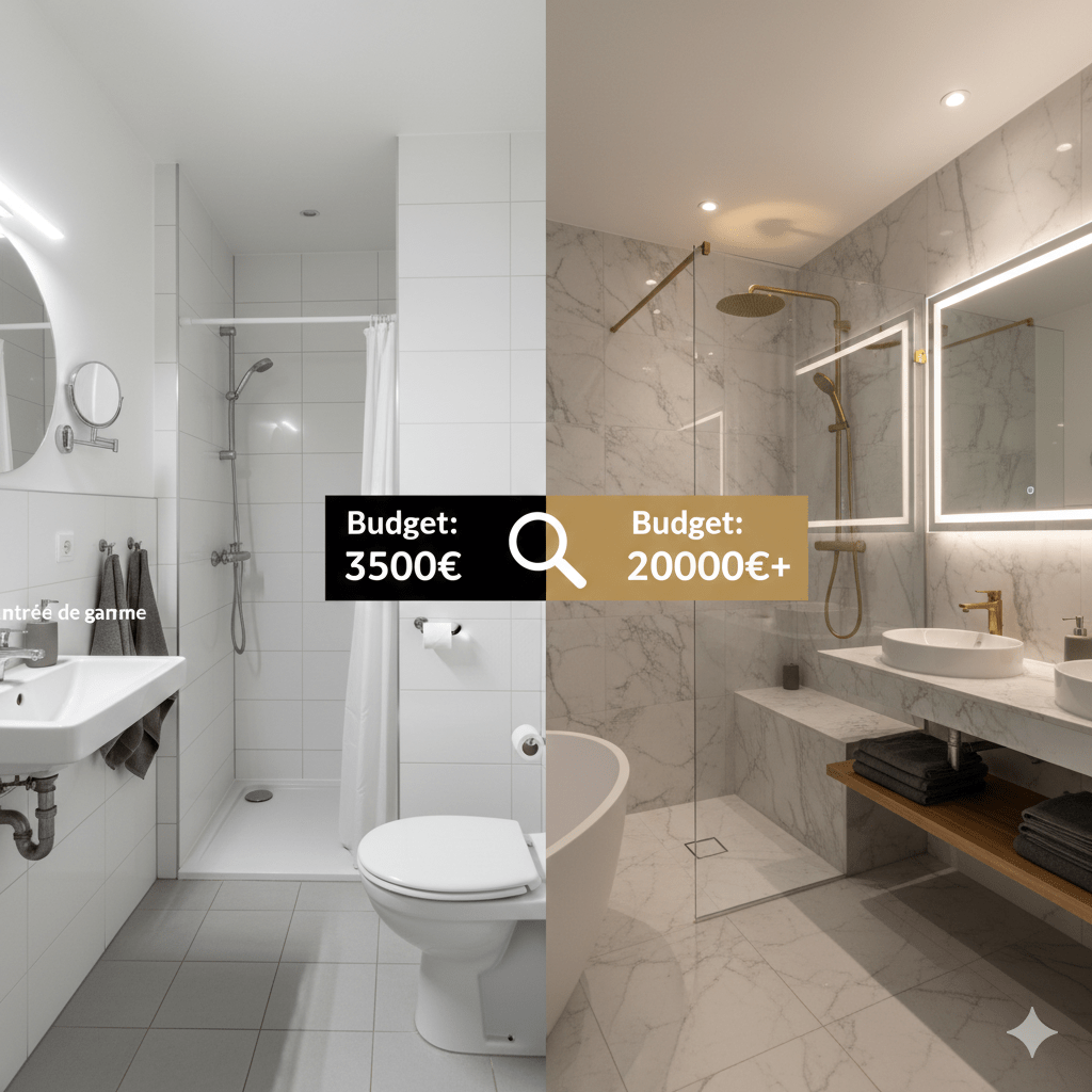 Rénovation de salle de bain : budget détaillé poste par poste