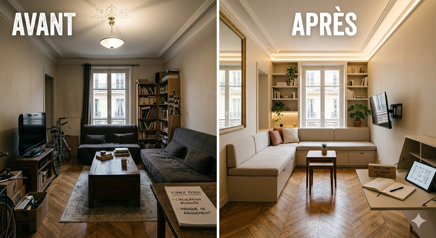 Le space-planning : le secret des architectes d&rsquo;intérieur pour gagner des m² invisibles