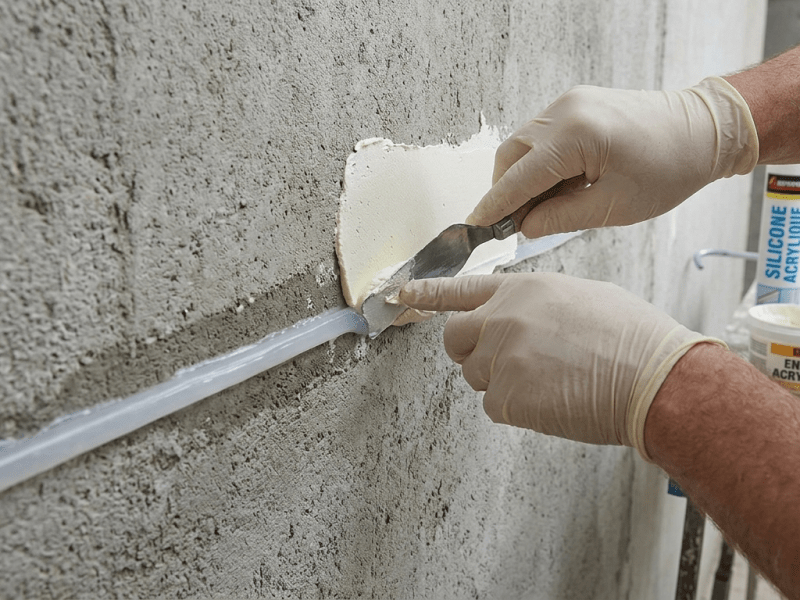 Comment appliquer de l&rsquo;enduit sur du silicone acrylique&nbsp;?