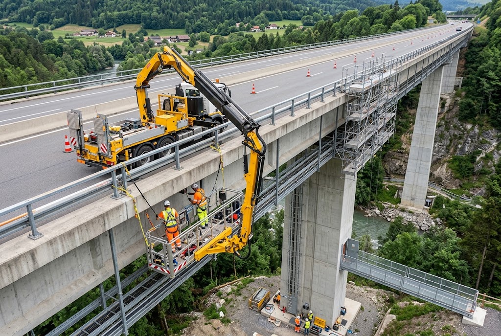 Equipements travaux sous ouvrages d'art ou en contrebas