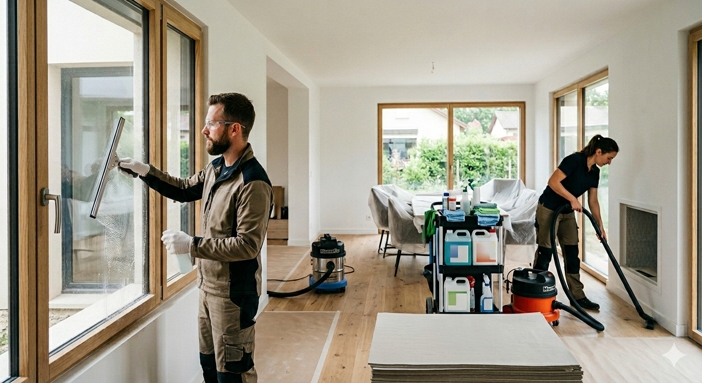 Le nettoyage de fin de chantier : l’étape cruciale pour valoriser votre rénovation