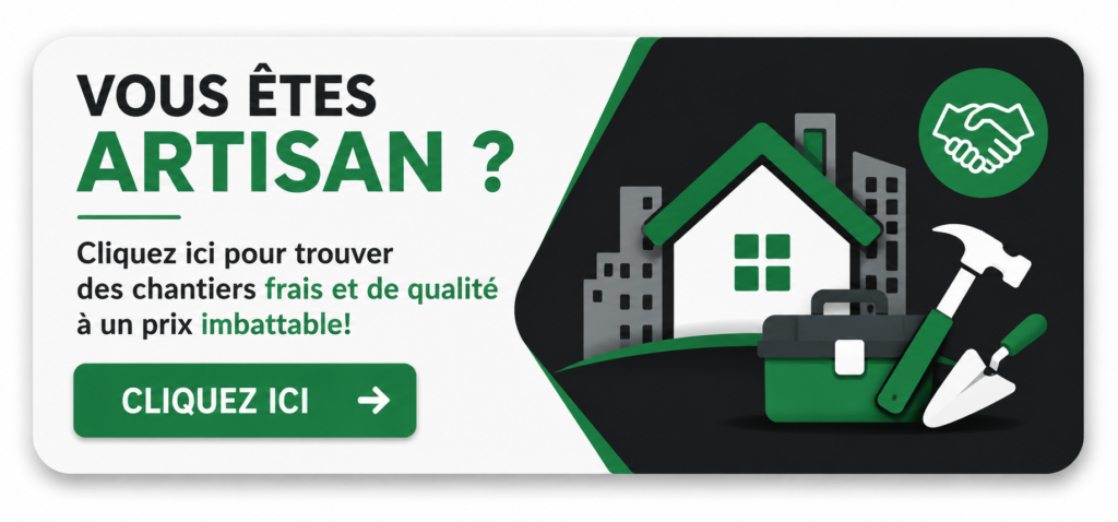Chantiers pour artisans
