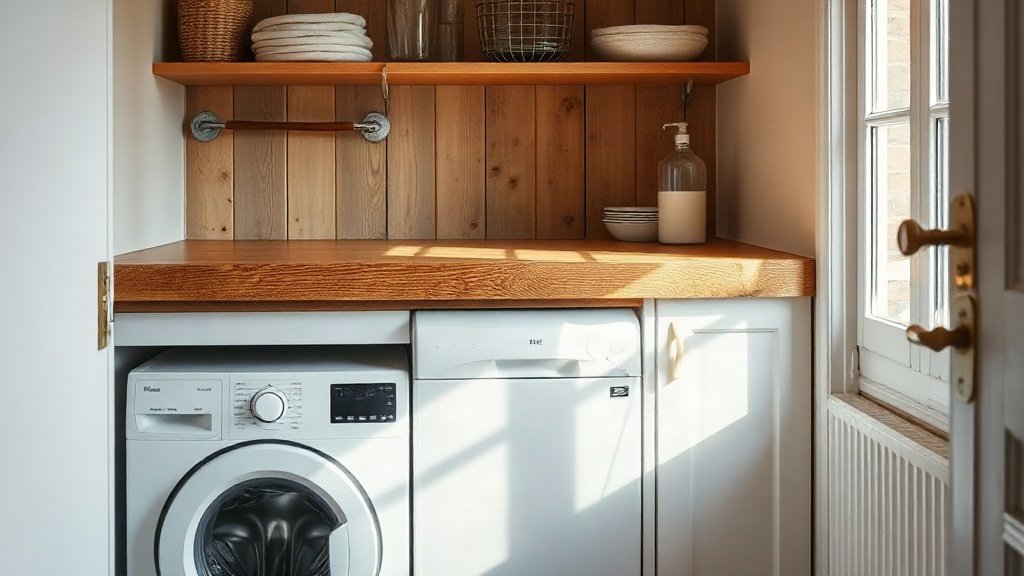 Plan de travail sur lave-linge : l’erreur coûteuse à éviter