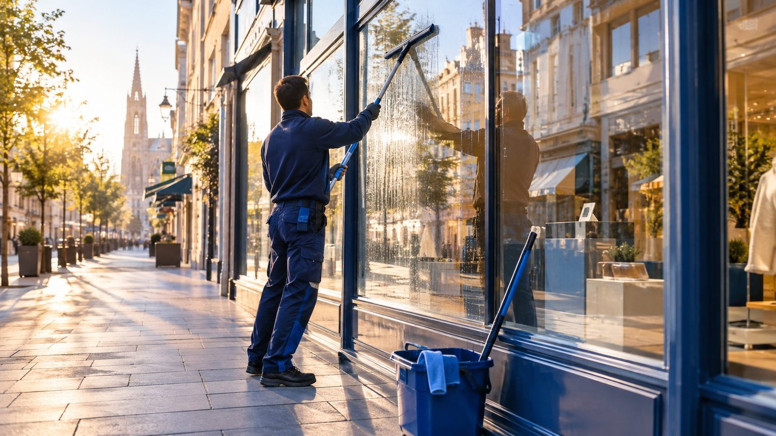 Vitres d’entreprise : à quelle fréquence les faire nettoyer (et pourquoi ça compte plus qu’on ne le croit)